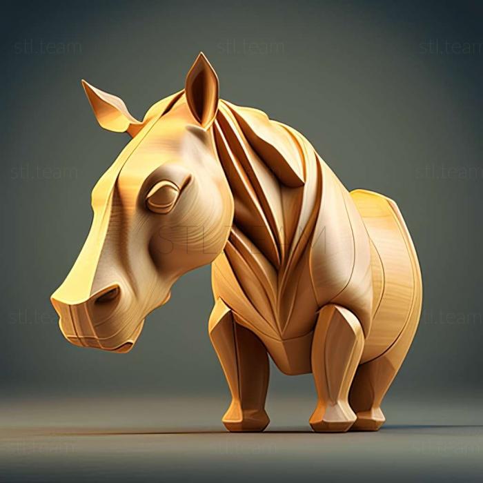 3D model Blondie famous animal (STL)